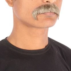 HPO Adult Men's Synthetic Hair Fake Mustache Cosplay Facial Hair | HPO