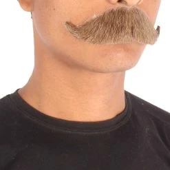 HPO Adult Men's Fake Hungarian Mustache (Black)