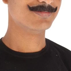 HPO Adult Men's Premium Imperial Fake Human Facial Hair Mustache