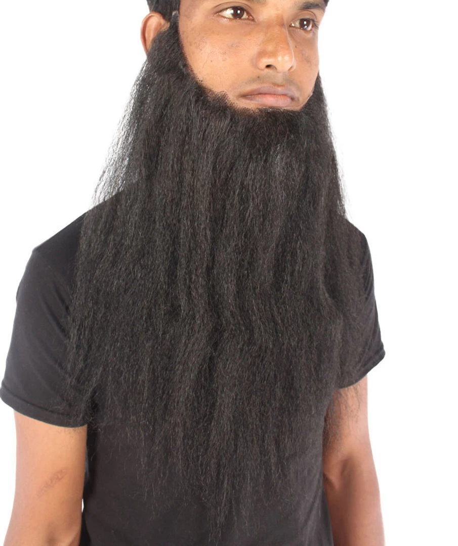HPO Adult Men's Southern Fake Long Beard Set (Brown)