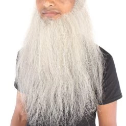 HPO Adult Men's Southern Fake Long Beard Set (Brown)