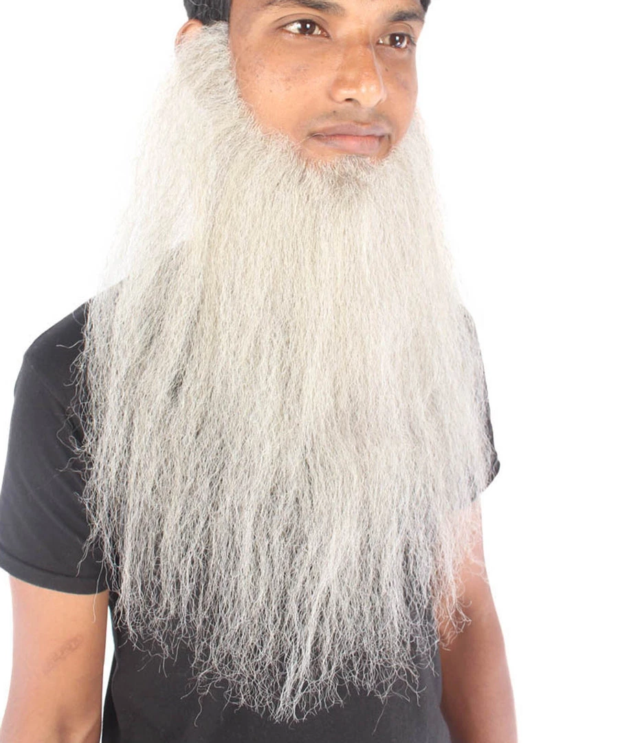 HPO Adult Men's Southern Fake Long Beard Set (Brown)