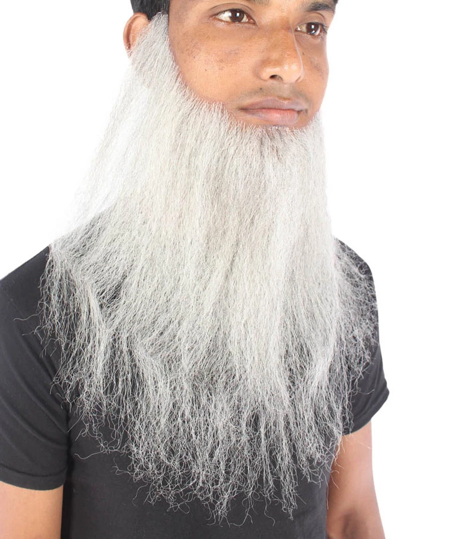 HPO Adult Men's Southern Fake Long Beard Set (Brown)