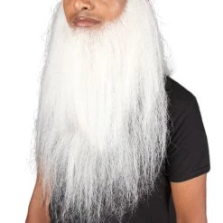 HPO Adult Men's Southern Fake Long Beard Set (Brown)