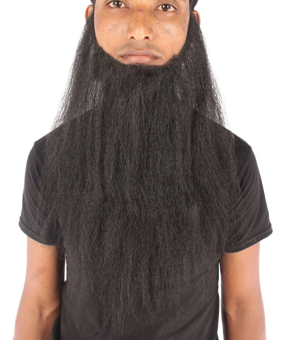 HPO Adult Men's Southern Fake Long Beard Set (Brown)