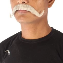 HPO Adult Men's Watson Fake Human Facial Hair Mustache