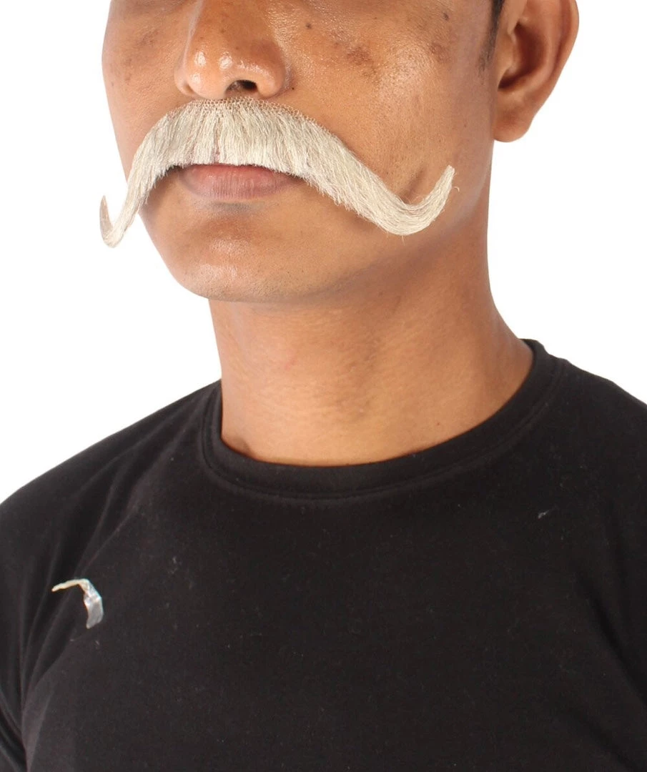 HPO Adult Men's Watson Fake Human Facial Hair Mustache