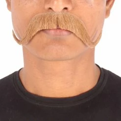 HPO Adult Men's Watson Fake Human Facial Hair Mustache