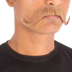 HPO Adult Men's Watson Fake Human Facial Hair Mustache
