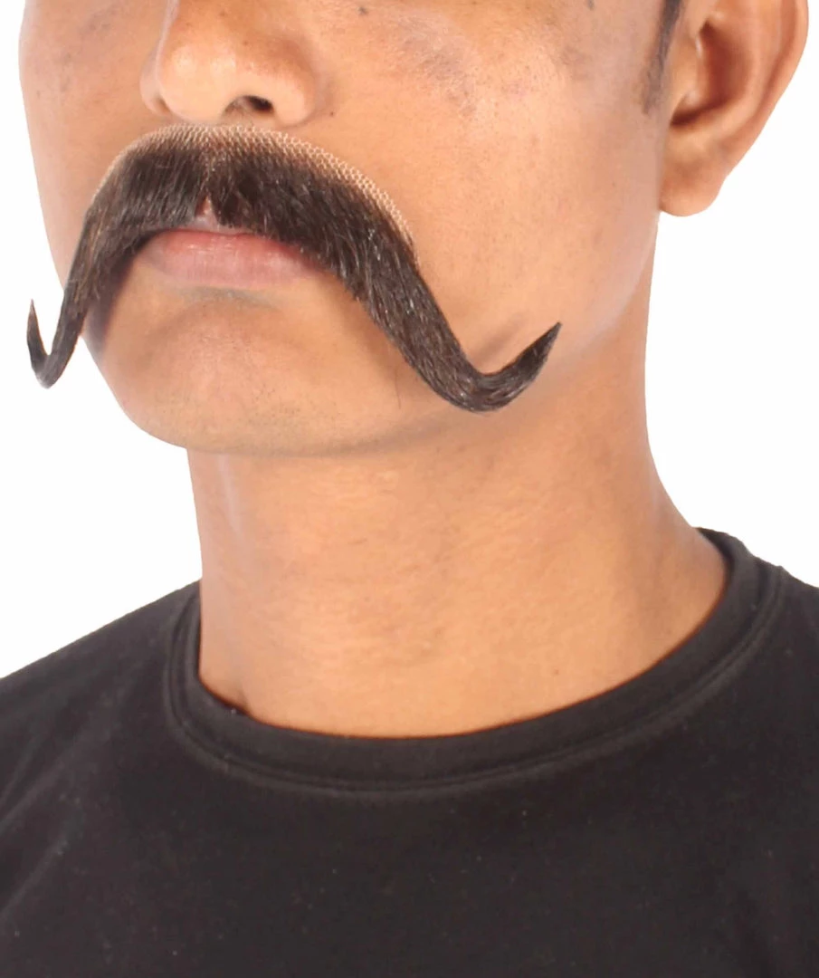 HPO Adult Men's Watson Fake Human Facial Hair Mustache