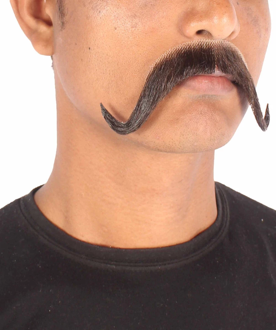 HPO Adult Men's Watson Fake Human Facial Hair Mustache