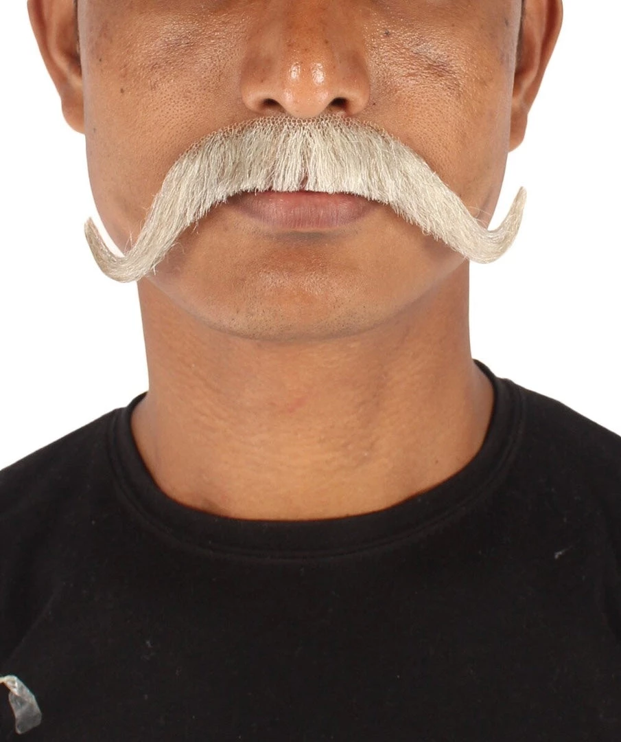 HPO Adult Men's Watson Fake Human Facial Hair Mustache