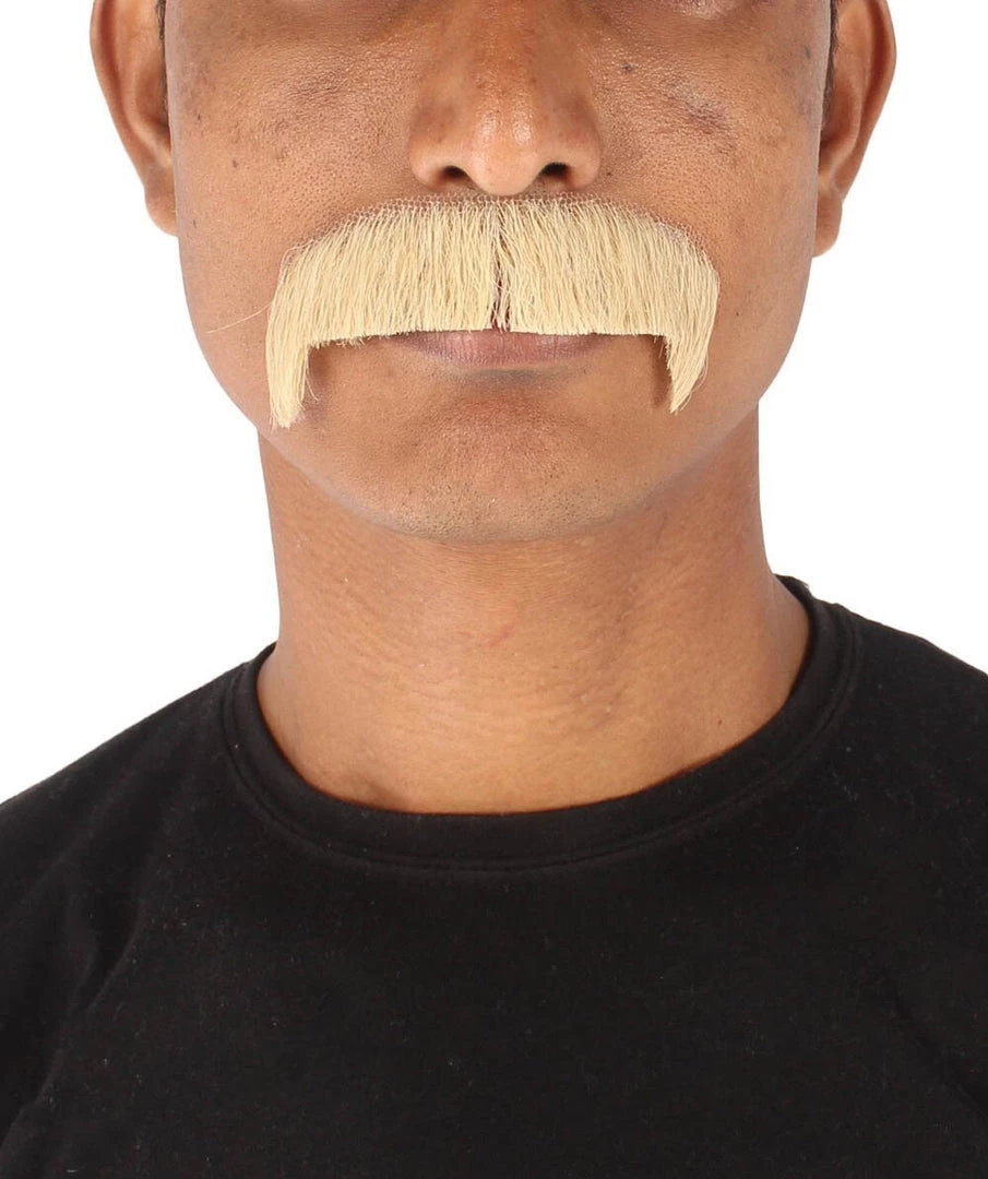 HPO Adult Men's Premium Fake Horseshoe Facial Hair Mustache
