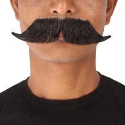 HPO Adult Men's Premium Watson Fake Human Facial Hair Mustache