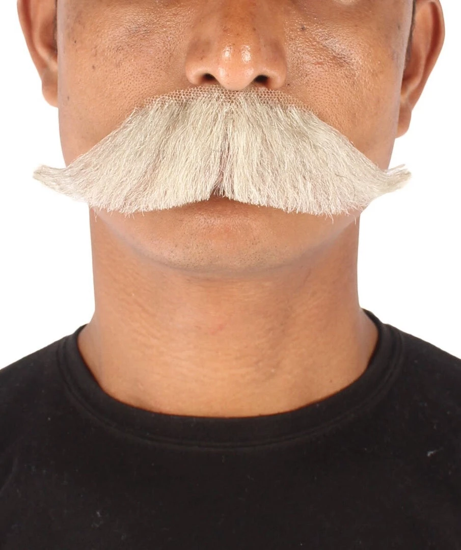 HPO Adult Men's Premium Watson Fake Human Facial Hair Mustache