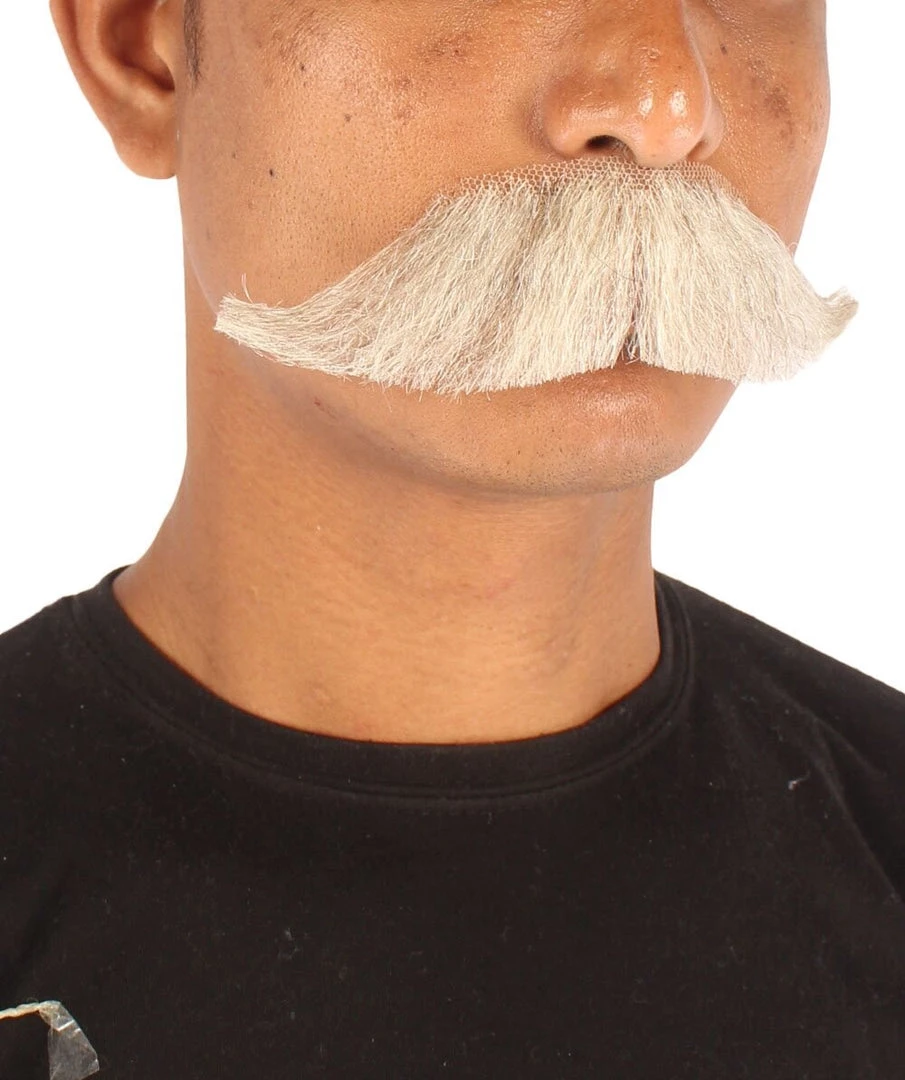 HPO Adult Men's Premium Watson Fake Human Facial Hair Mustache
