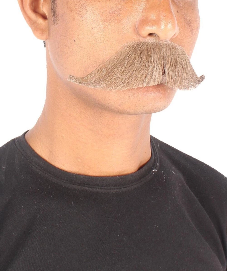 HPO Adult Men's Premium Watson Fake Human Facial Hair Mustache