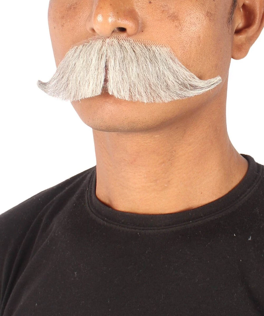 HPO Adult Men's Premium Watson Fake Human Facial Hair Mustache