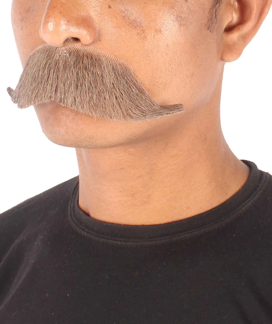 HPO Adult Men's Premium Watson Fake Human Facial Hair Mustache