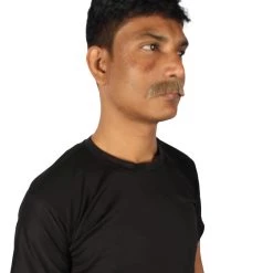 HPO Adult Men's Fake Human Hair Grandpa's Mustache | Brown Color