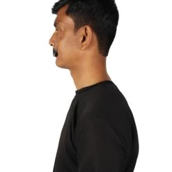 HPO Adult Men's Fake Human Hair Capt’ Hook Maestro Mustache | Grey Color