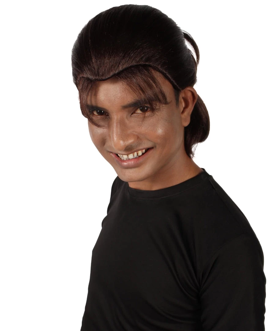 HPO Adult Men's Anime Manga Titan Attack Brown Wig With Bangs