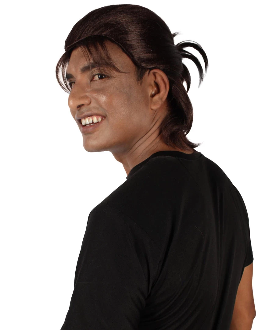 HPO Adult Men's Anime Manga Titan Attack Brown Wig With Bangs