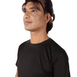 HPO Adult Men's Anime Manga Titan Attack Brown Wig With Bangs