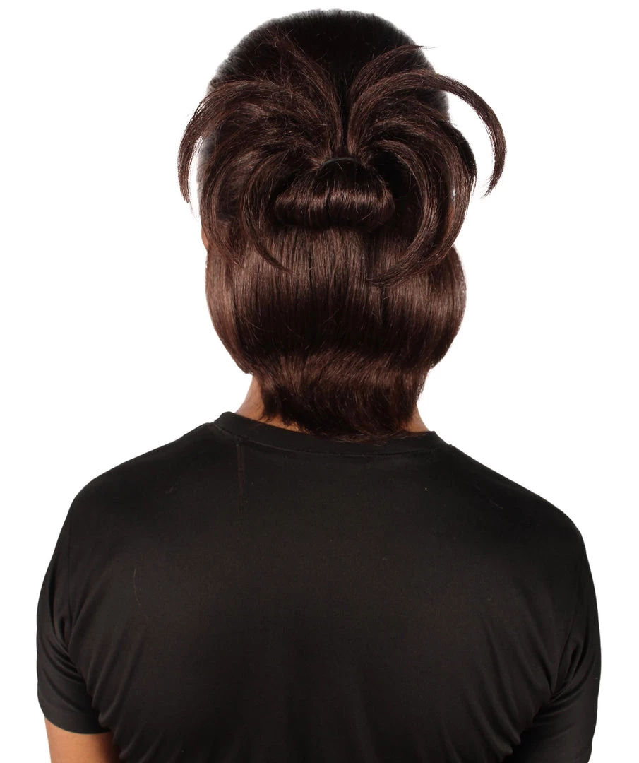 HPO Adult Men's Anime Manga Titan Attack Brown Wig With Bangs