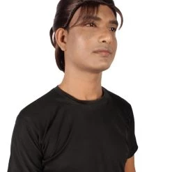 HPO Adult Men's Anime Manga Titan Attack Brown Wig With Bangs