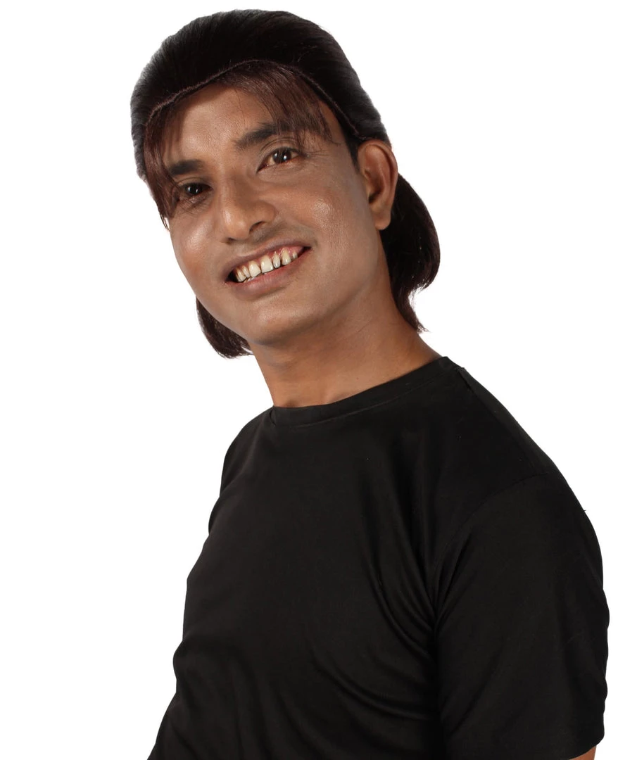 HPO Adult Men's Anime Manga Titan Attack Brown Wig With Bangs