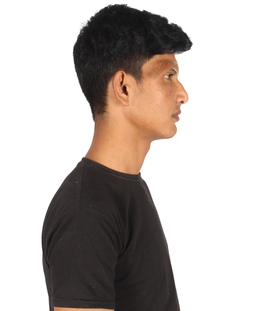 HPO Adult Men's Fake Human Hair Long Sensei Eyebrows | Light Brown