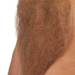 HPO Adult Men's Fake Human Hair Blend Realistic Chest Hair | Multiple Colors