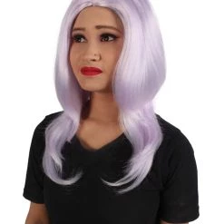 HPO Adult Women's Animated Cartoon Universe Gemstones Ankle-long Pale Purple Wig