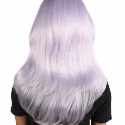 HPO Adult Women's Animated Cartoon Universe Gemstones Ankle-long Pale Purple Wig