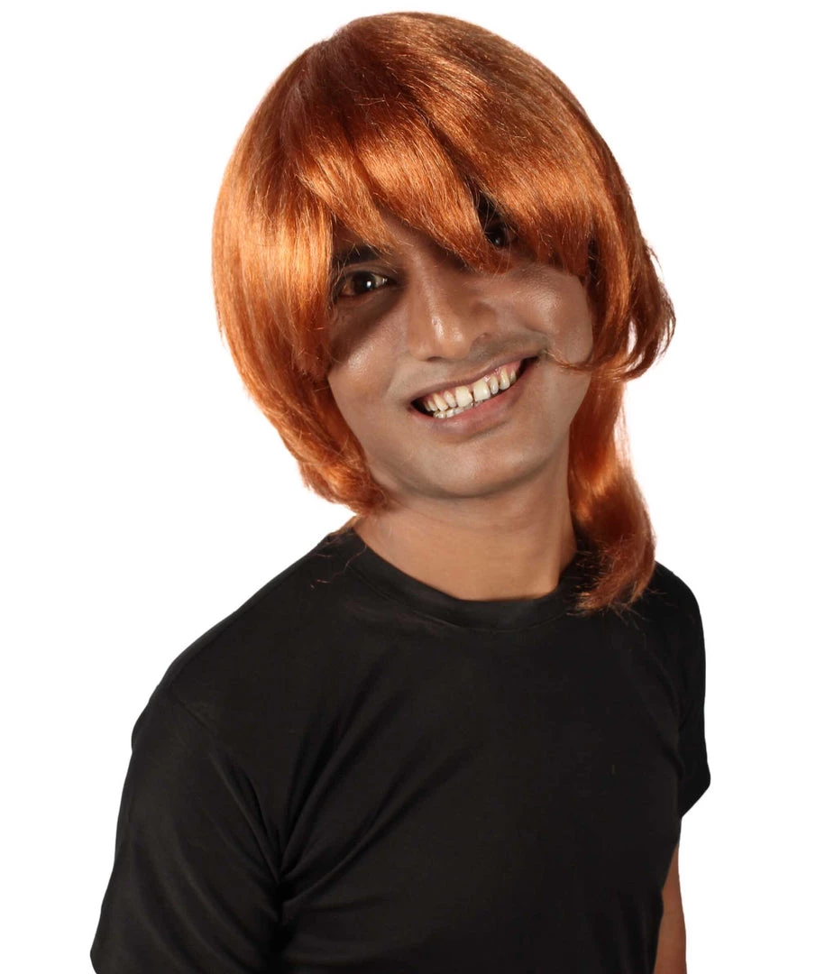 HPO Adult Men's Chuuya Mafia Anime Manga Orange Cosplay Wig