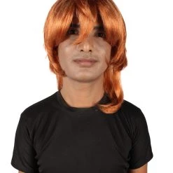 HPO Adult Men's Chuuya Mafia Anime Manga Orange Cosplay Wig