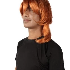 HPO Adult Men's Chuuya Mafia Anime Manga Orange Cosplay Wig