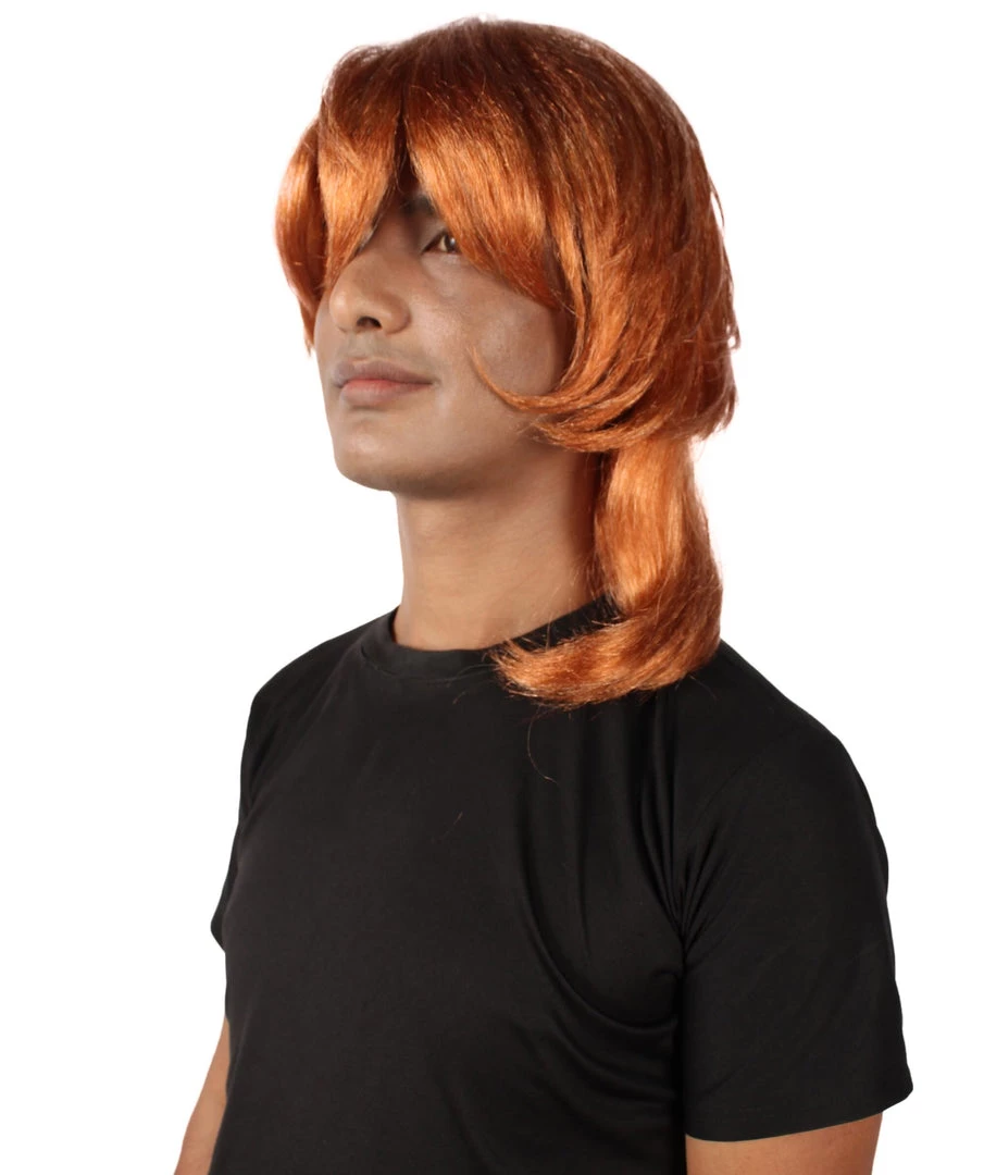 HPO Adult Men's Chuuya Mafia Anime Manga Orange Cosplay Wig
