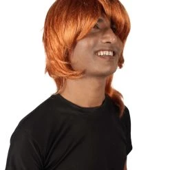 HPO Adult Men's Chuuya Mafia Anime Manga Orange Cosplay Wig
