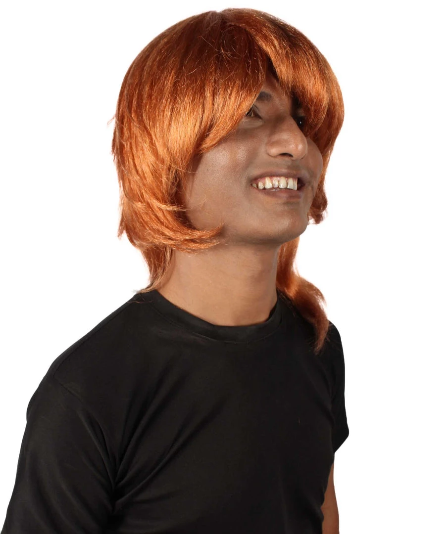 HPO Adult Men's Chuuya Mafia Anime Manga Orange Cosplay Wig