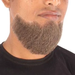 HPO Men's Hollywoodian Synthetic Hair Beard | Multiple Color Options