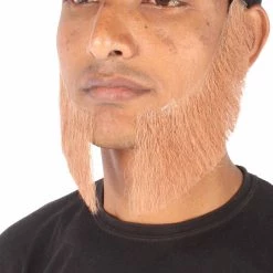 HPO Men's Mutton Chops Side Burns | Human Facial Hair | Black Color