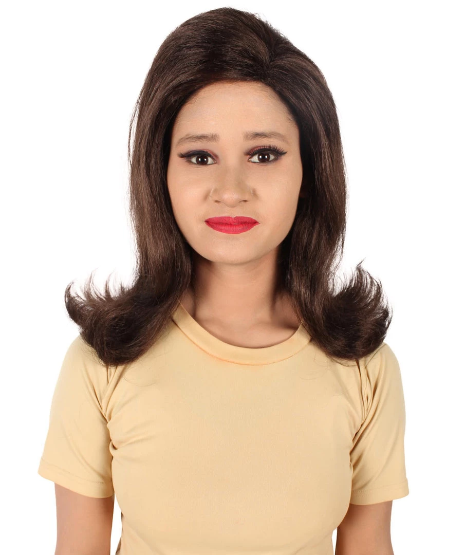 HPO Adult Women’s Stylish Flip Hair Style From 60's American Popular Sitcom Wig