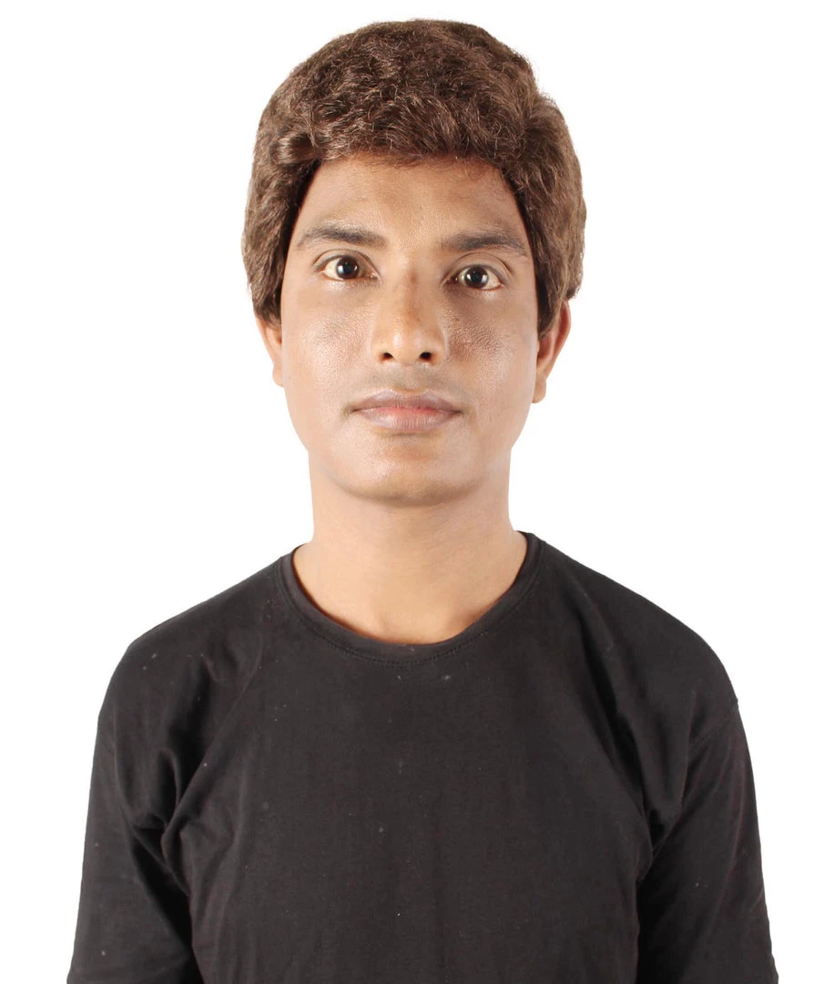 HPO Adult Men’s 60s Sitcom Captain Nelson Tony Brown Short Suave Wig Men's