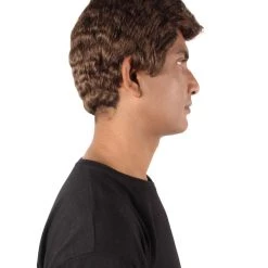 HPO Adult Men’s 60s Sitcom Captain Nelson Tony Brown Short Suave Wig Men's