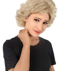 HPO Adult Women's Golden Girls Rose Blonde Flipped Ends Classic Wig