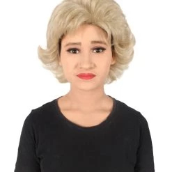 HPO Adult Women's Golden Girls Rose Blonde Flipped Ends Classic Wig