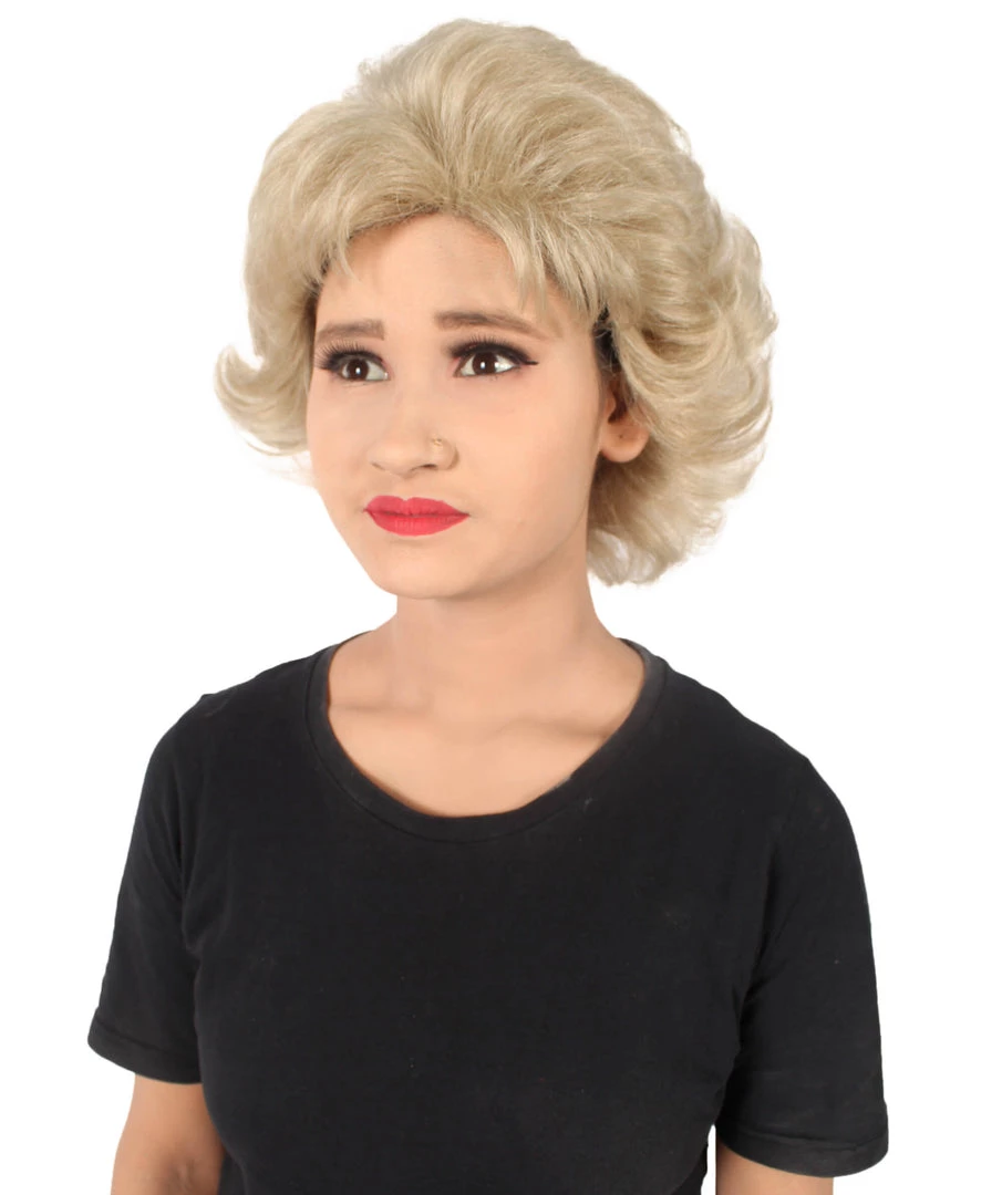 HPO Adult Women's Golden Girls Rose Blonde Flipped Ends Classic Wig