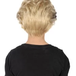 HPO Adult Women's Golden Girls Blanche Blonde With Black Streak Wig